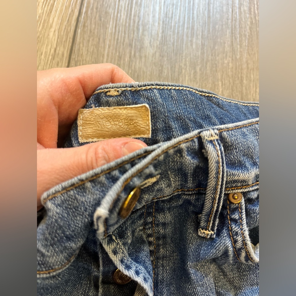 MOTHER Jeans The Loosey In Always Look Twice 26 Button Fly - Picture 5 of 16